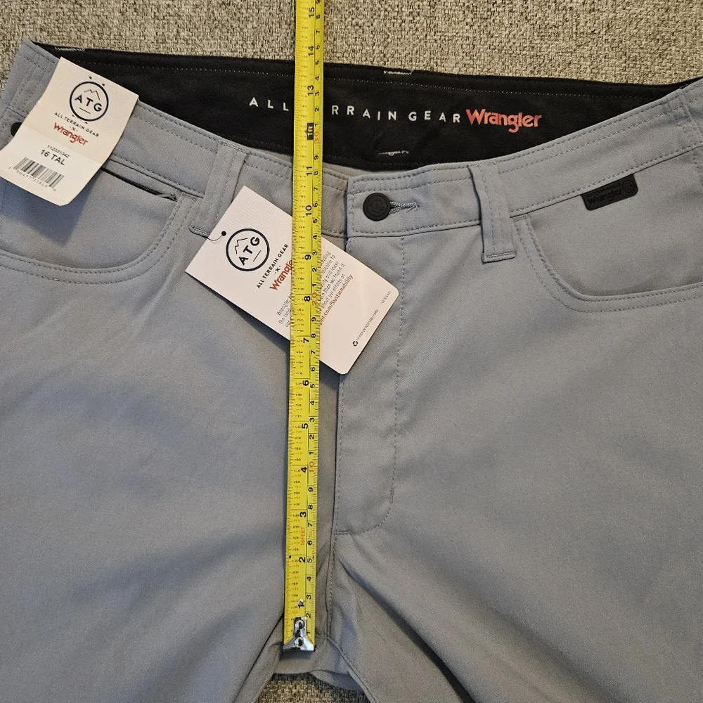 NWT Wrangler ATG Pants Womens 16 Tall Gray Sierra Slim Fit All Terrain Gear Hike - Picture 12 of 14